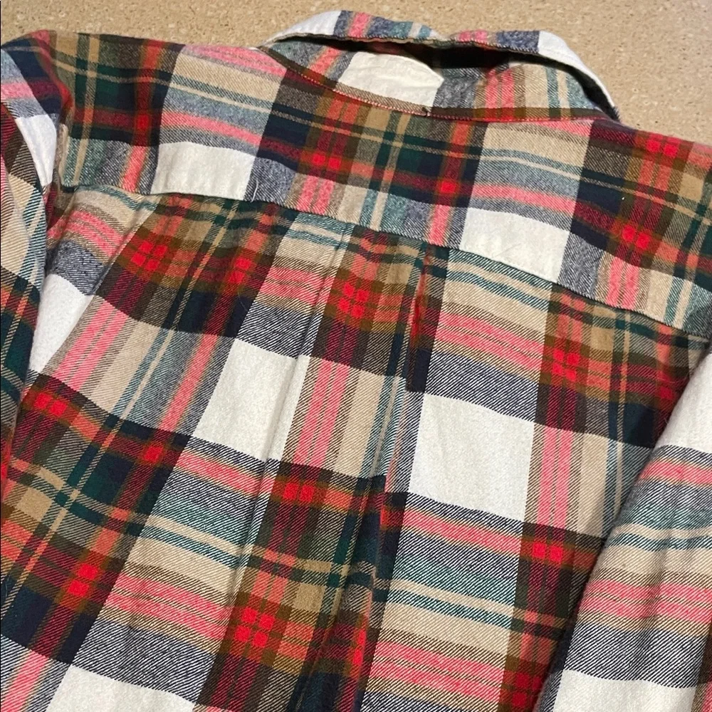 NWT-J. Crew Red and Green Plaid Casual Shirt